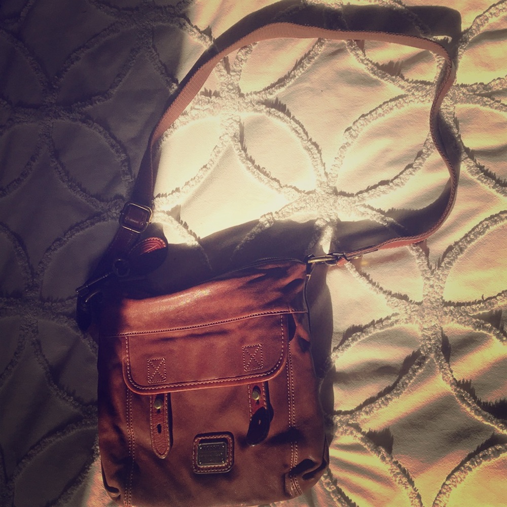 Fossil Long Strap Small Satchel